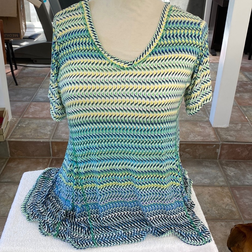 Rose & Olive multicolored blouse size 1x